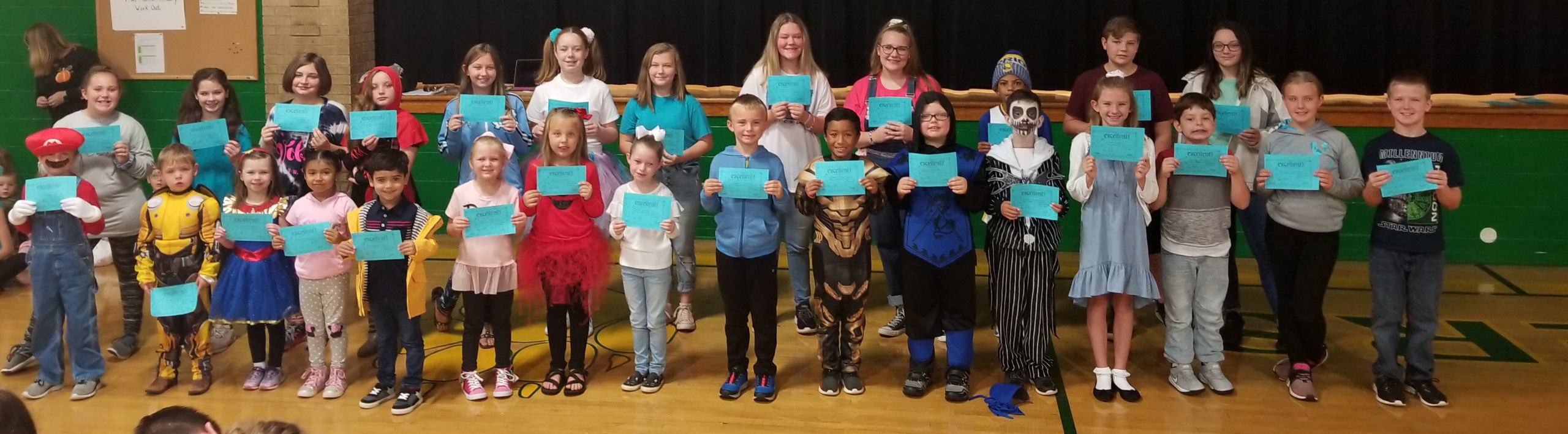 Mt. View October Students of the Month
